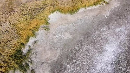 Dried up lake
