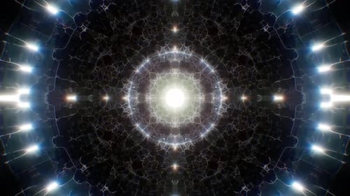 Fractal Electric Energy Tunnel Loop 4K 01