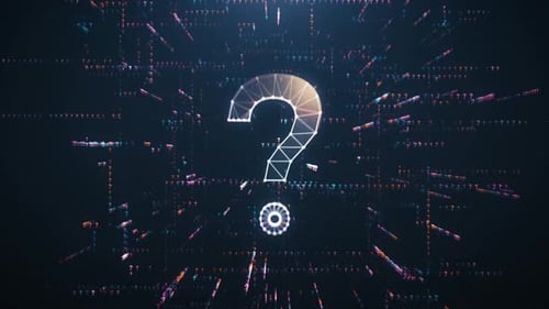 Digital Animation of the Question Mark