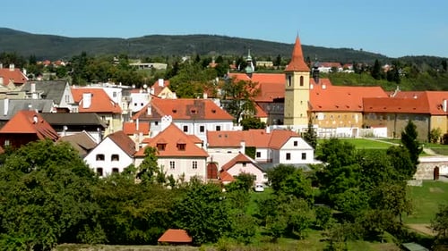 View of Historical Buildings Surrounded By Trees and Plants in the City