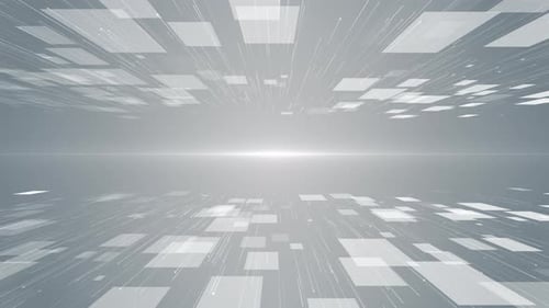 The digital horizon Particles