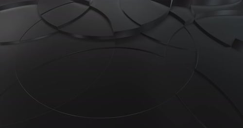 Dark Abstract Geometric Logo Reveal Animation