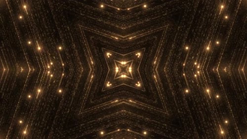 Abstract glowing light pattern