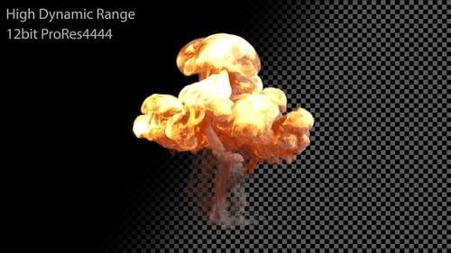Kleine Puffy Explosion mit Alpha 4K