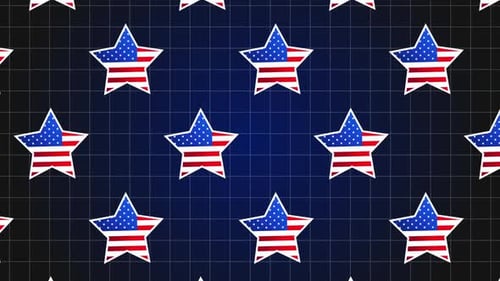 United States America USA Star Background