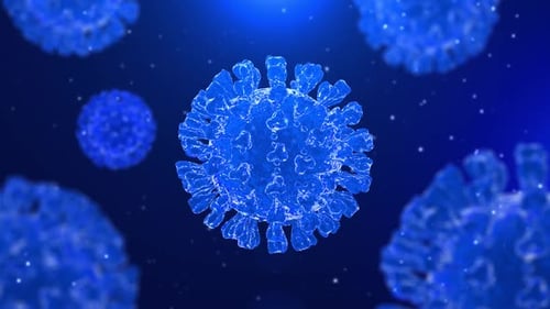 Coronavirus-Infektiöser COVID-19-Hintergrund V3
