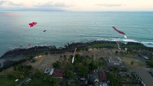 Kites at the Sunset