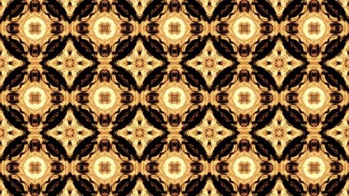 Animación de efecto quemadura de caleidoscopio