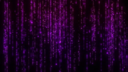 Digitale Partikel regnen