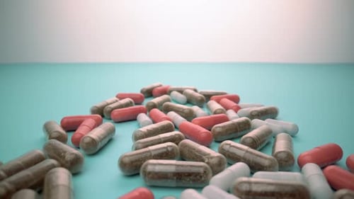 Pile of Capsules Medicine Medication Health