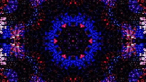 Linienwellenbewegung, bunte Kreisform, auf schwarzem Hintergrund