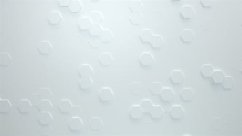 Clean White Hexagons 3
