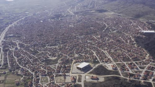Buildings And Roofs Aerial View 3