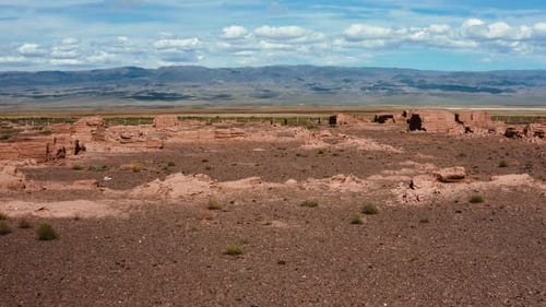 Ruins of an Ancient Buddhist Monastery in Mongolia