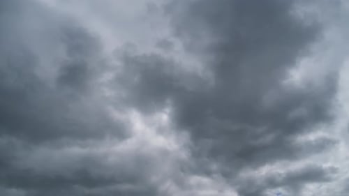 Dark, Ominous Clouds Moving Across the Sky