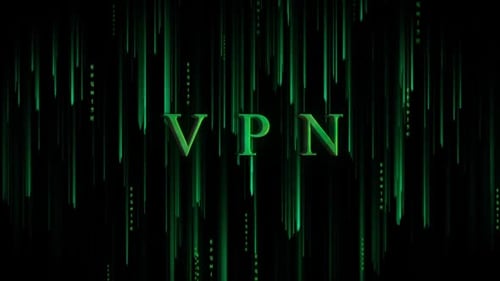 VPN de fondo cibernético digital