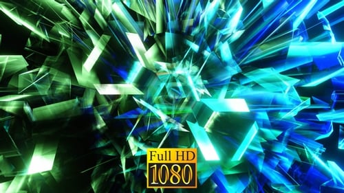 Fond de verre vert HD
