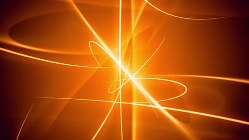Dynamic Abstract Glowing Lines Animation Background