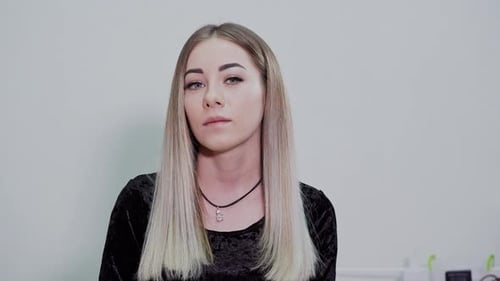 Lovely Girl in Studio