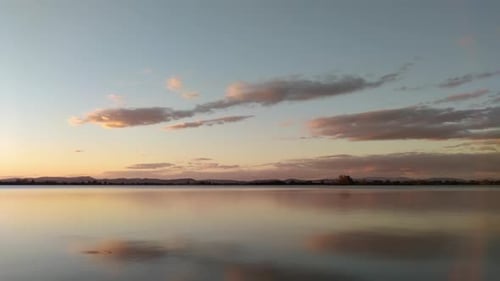 Sunset Clouds Timelapse Background