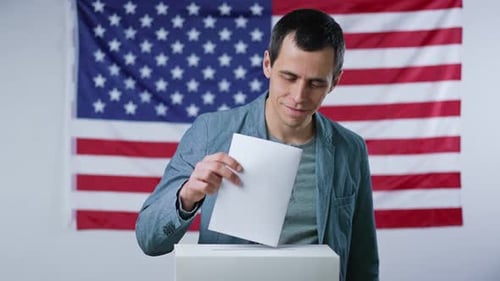 Man in the US Presidential Election