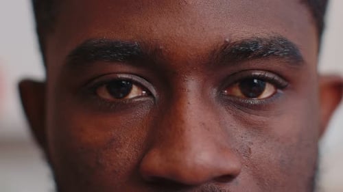 Detailed Close-Up of a Face