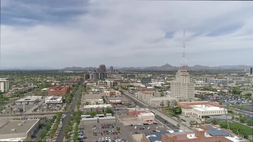 Aerial shot of Phoenix