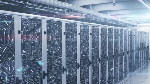 Data processing through data processing centre