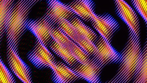 VJ Loop Orange Rotating Abstraction of a Looped Background