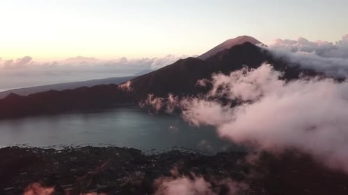 Sunrise Clouds and Mountains