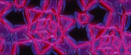 Glowing Fluid Abstract Neon Energy Loop