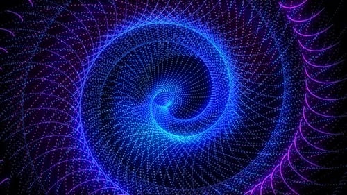 Punktlinie Twist Gradient Partikel Hintergrund