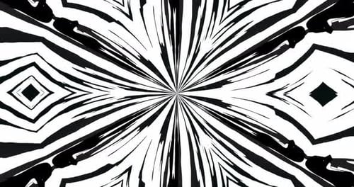 Looped kaleidoscope Abstract Symmetrical Of Geometric Seamless Pattern shape