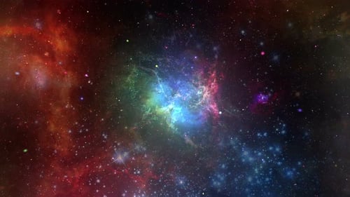 4k durch die Weltraumgalaxis