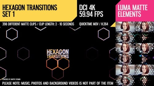 Dynamic Hexagon Transition Overlays