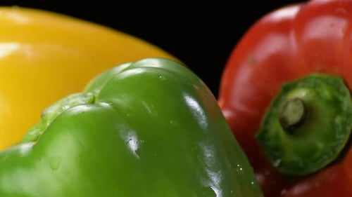 Fresh Peppers Yellow, Red and Green