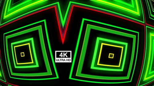 Rechteckige Form Neonlicht 4K