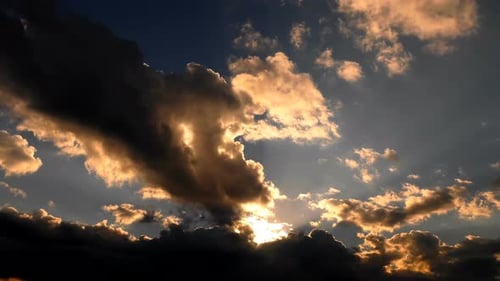 Warm Sunlight And Clouds 2