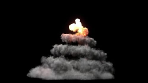 Feuerwirbel mit Alpha