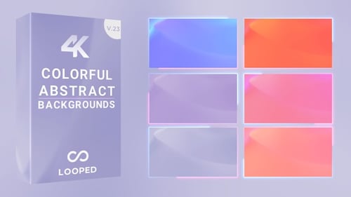 Seamlessly Looping Abstract Fluid Gradient Backgrounds