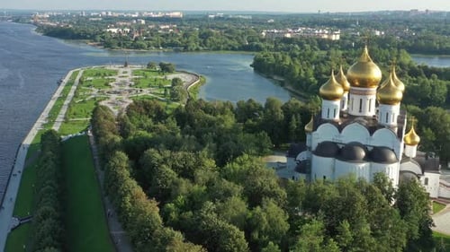 Assumption Cathedral in Yaroslavl Russia