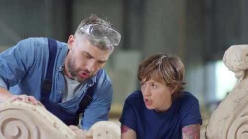 Working Day in Carpentry Shop