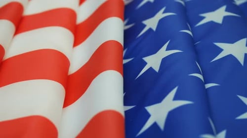 Close Up of the American Flag