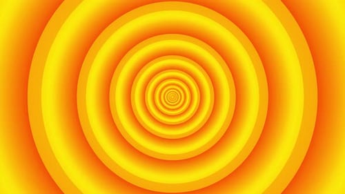 Abstrakte dynamische Animation mit sauberem Farbverlauf in Orange und Rot