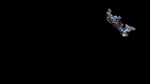 Futuristic Metallic Abstract Robot Deconstruction and Reconstruction