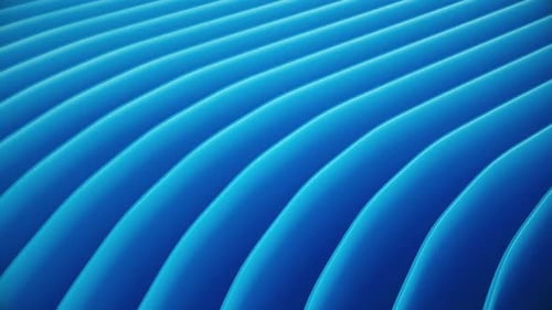 Smooth Flowing Blue Waves Background Animation