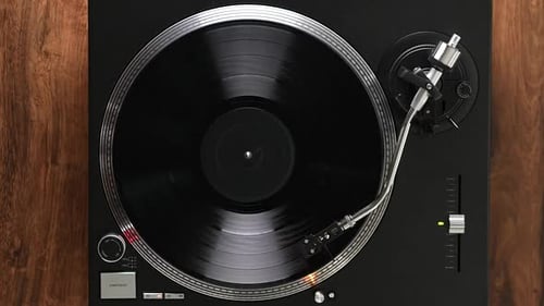 Rotating Black Vinyl