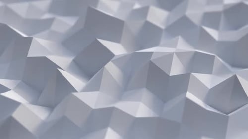 Abstract Geometric Low Poly Wave Background Loop