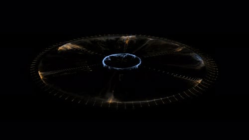 Glowing Sci-fi Gate Or Portal