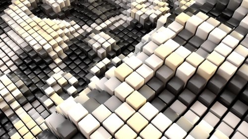 Cube Waves Motion 8